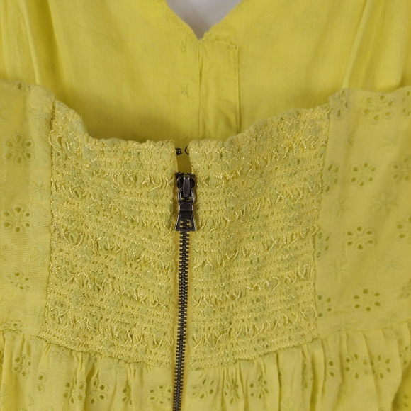 Alice + Olivia Fae Eyelet Embroidered Spaghetti Strap Mini Dress - Picture 14 of 14